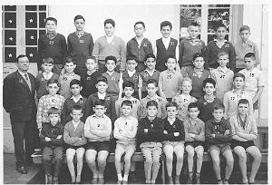 ECOLE PAIXHANS GARCONS 1960 CM2 M. RABIER
